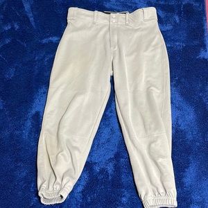Grey youth baseball pants